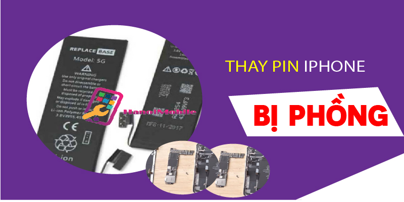 HanoiMobile chuyên sửa chữa pin điện thoại bị phồng